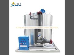 SUS304 Flake Ice Evaporator Drum Equipment 20ton OEM