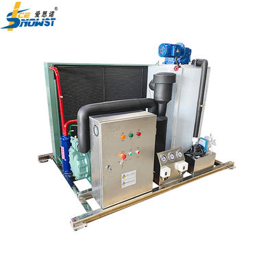 CE 2.5ton Marine Flake Ice Machine Commercial Flake Ice Maker 380v 50hz 3p