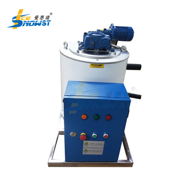 High Efficiency 1 Ton Flake Ice Evaporator Water Cooled Commercial Ice Machine