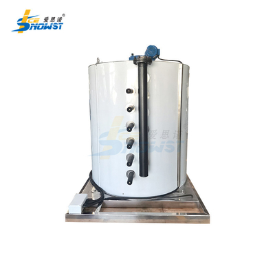 উল্লম্ব ফ্লেক আইস মেকার বাষ্পীভবন মেশিন ড্রাম সিস্টেম 5 টন