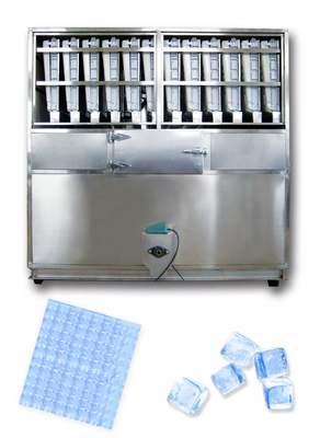 Commercial Full Automatic Square Cube Ice Machine Maker 2000kg